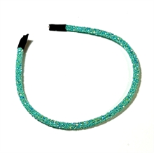 Unique Sparkling Accessories - Hårbøjle m. glimmer - Grøn